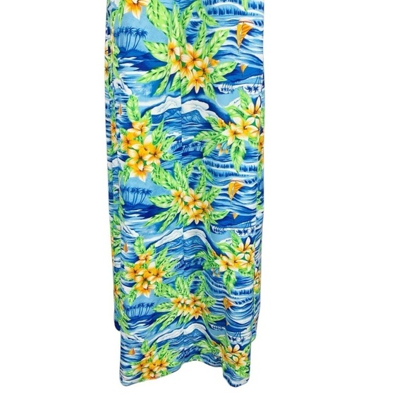 Hilo Hattie Short Sleeve Hawaiian Maxi Dress Size M/L - Picture 8 of 10